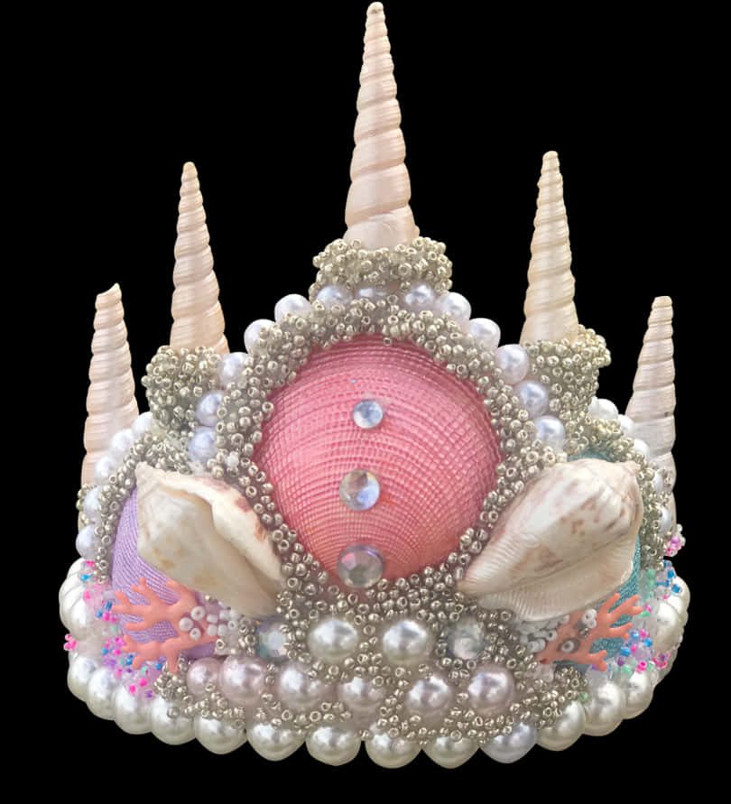 Marine Inspired Pearl Princess Crown