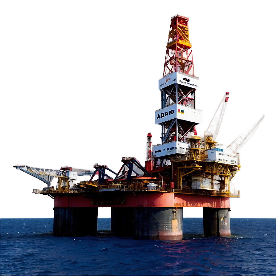 Marine Oil Drilling Rig Png Eno39