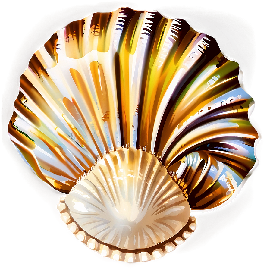 Marine Seashell Clipart Png Saq45