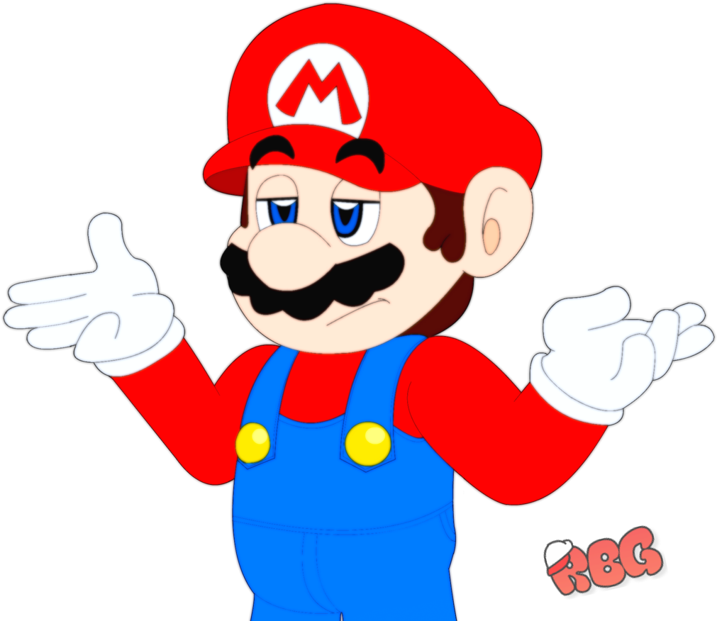 Mario Shrugging Pose