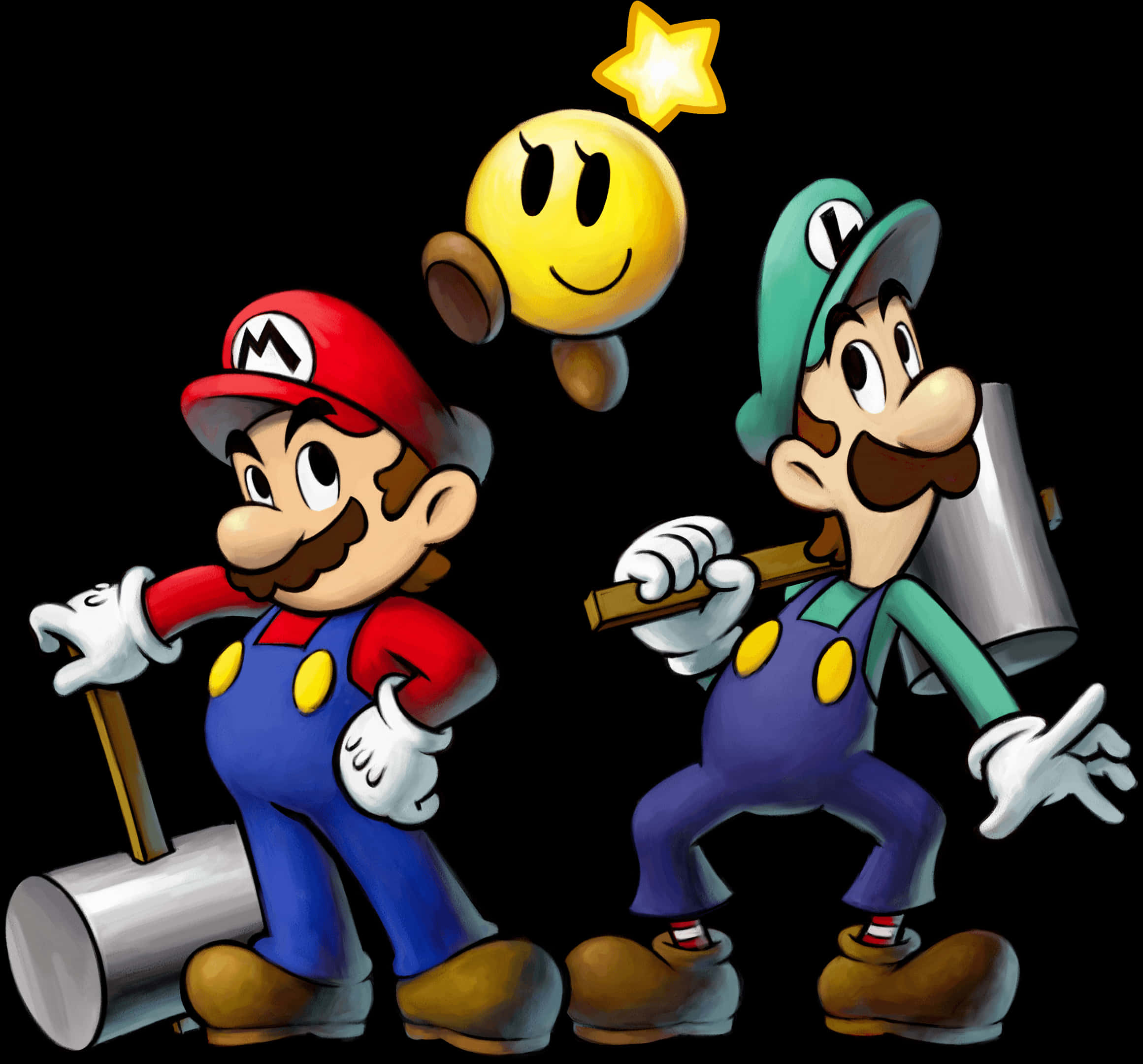 Marioand Luigiwith Star