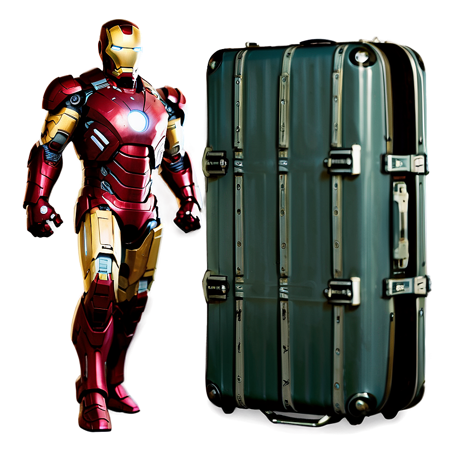 Mark V Suitcase Iron Man Suit Png 06292024