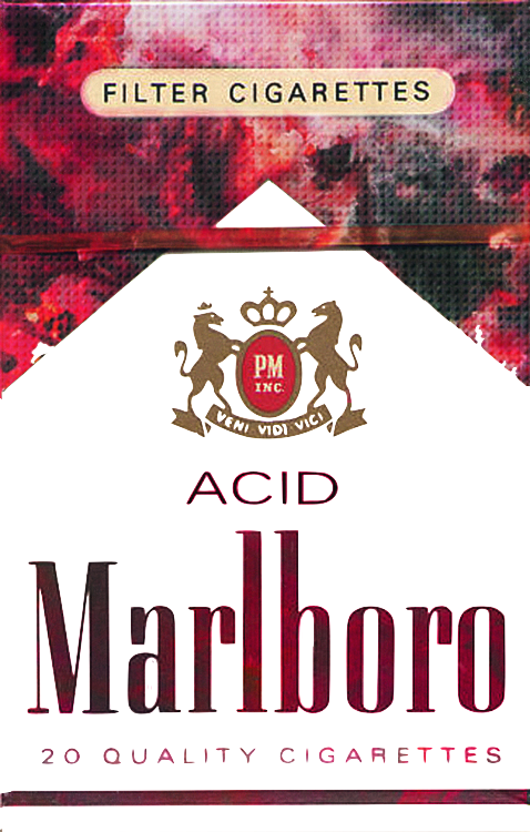 Marlboro Acid Cigarette Pack Design