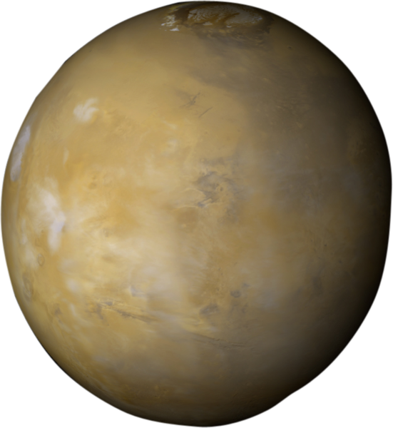 Mars Planet Full View