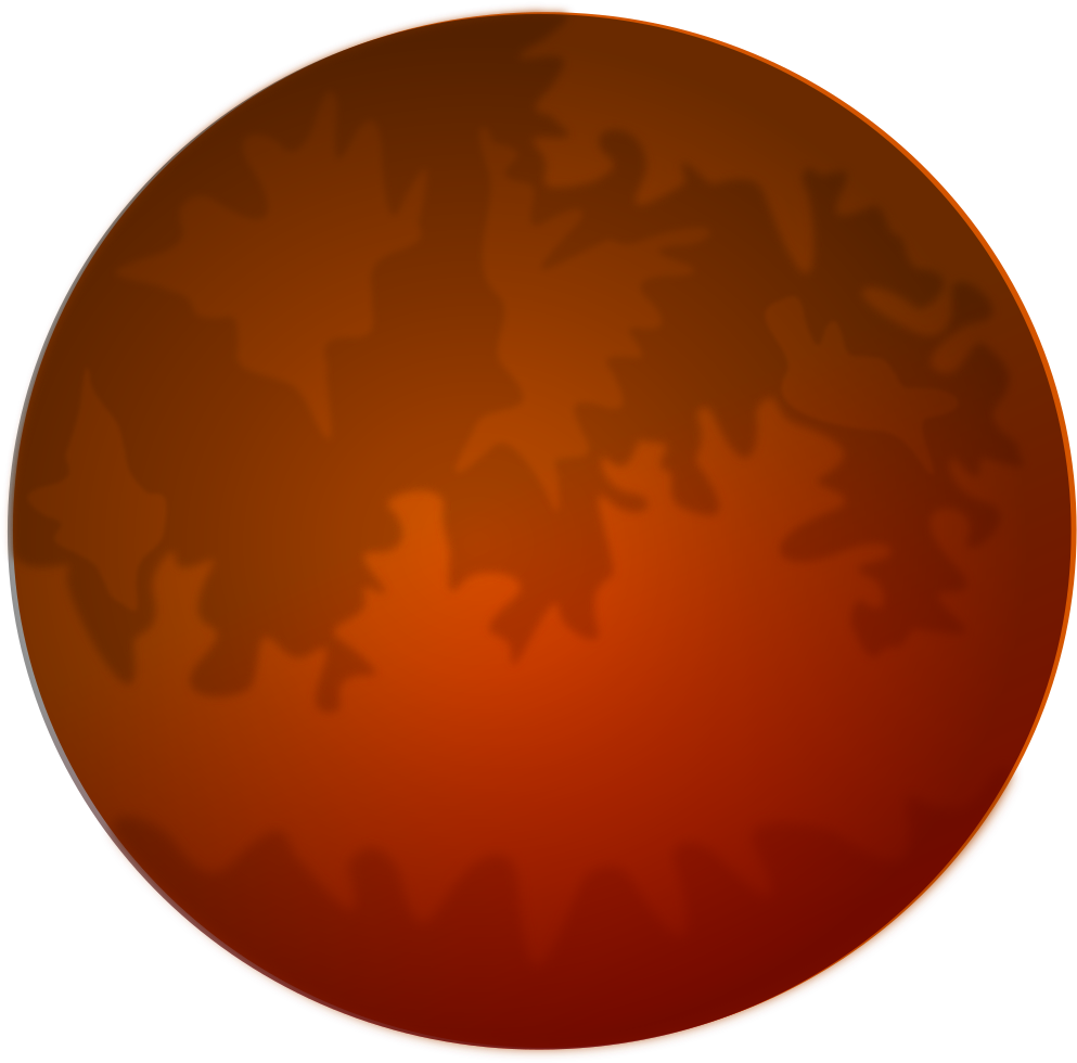 Mars Planet Graphic Rendering