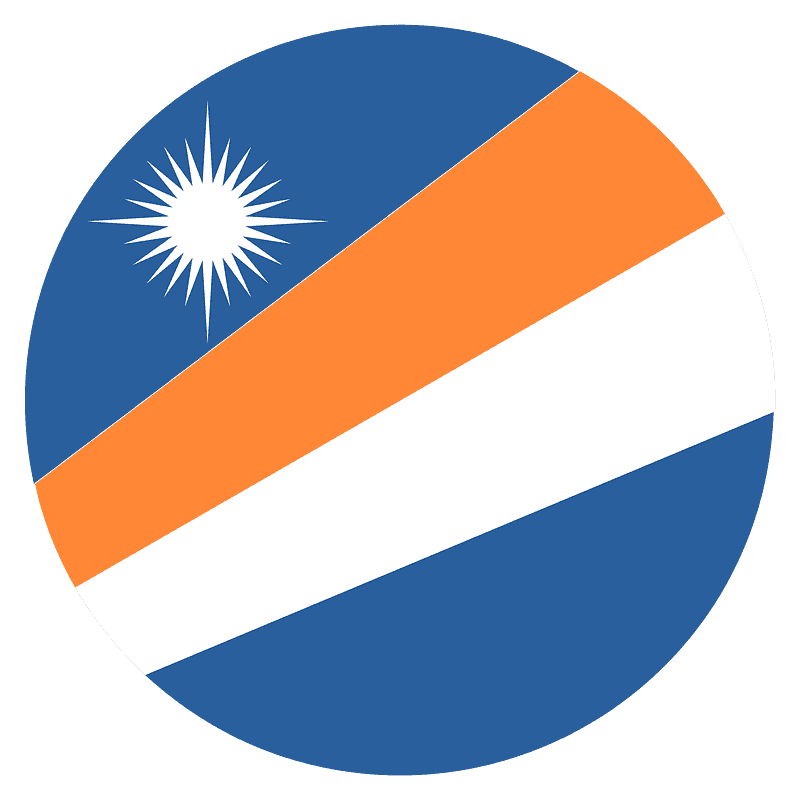 Marshall Islands Flag Graphic