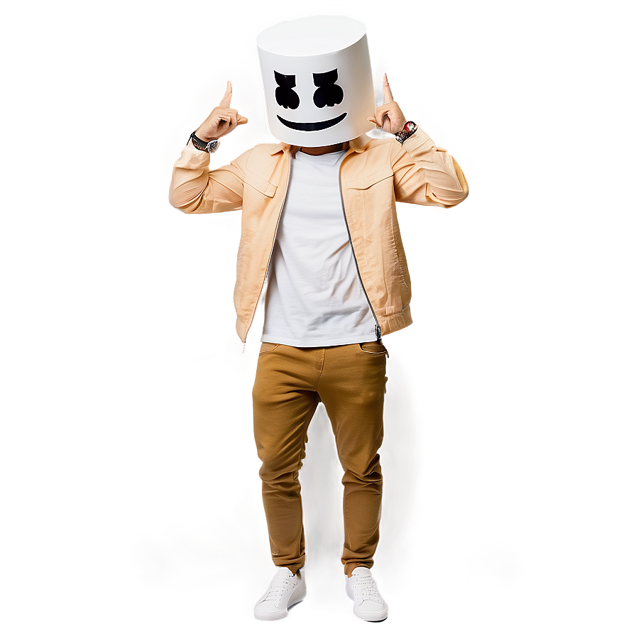 Marshmello Cool Pose Png 82