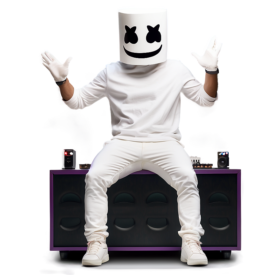 Marshmello Edm Stage Png Mid