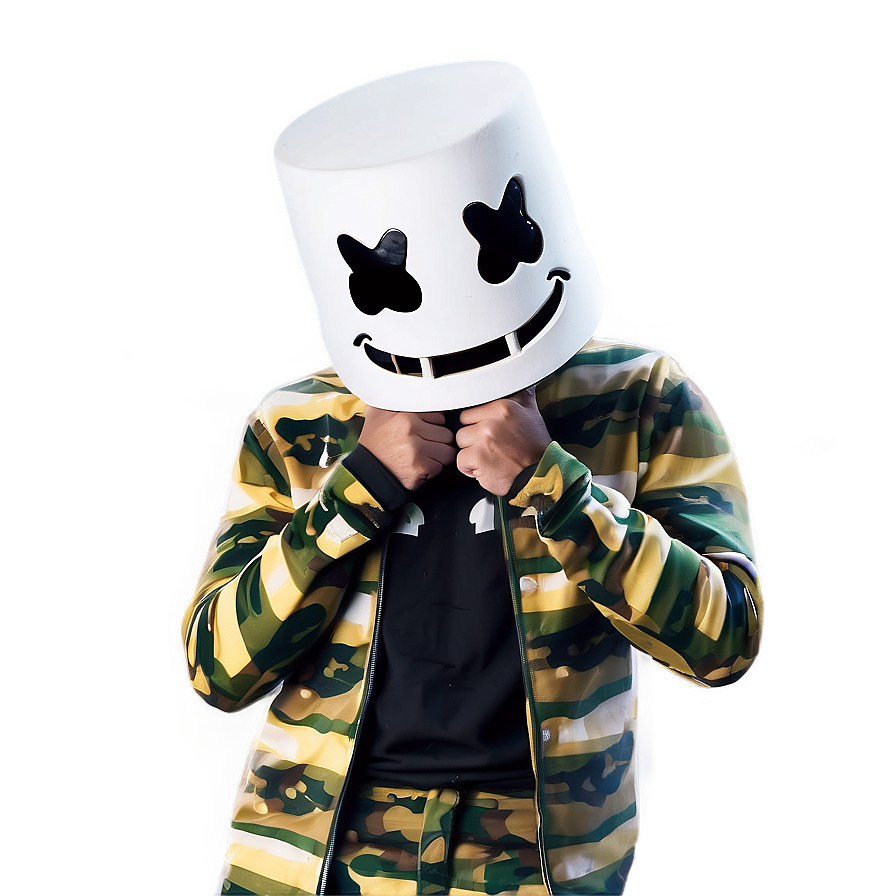 Marshmello Face Reveal Fortnite Png 06252024