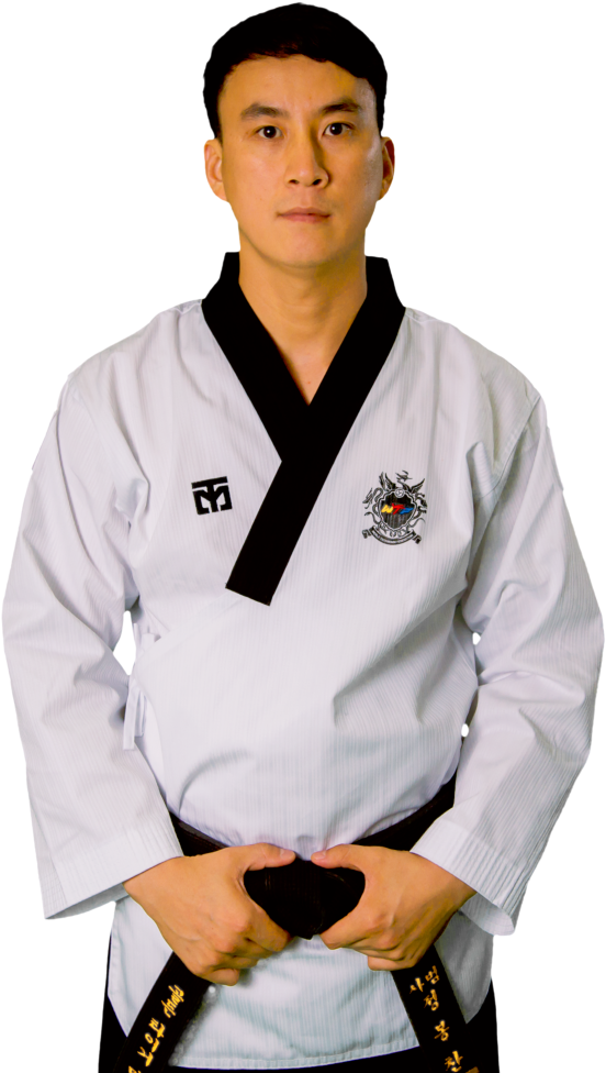 Martial_ Artist_in_ Taekwondo_ Uniform