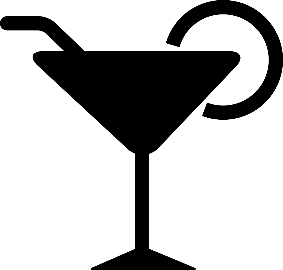 Martini Glass Silhouette