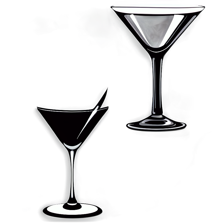 Martini Glass Silhouette Png 82