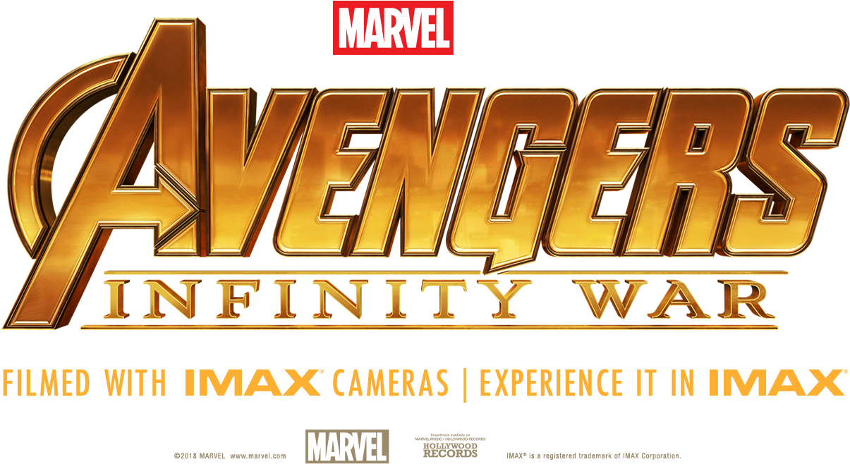 Marvel Avengers Infinity War I M A X Logo