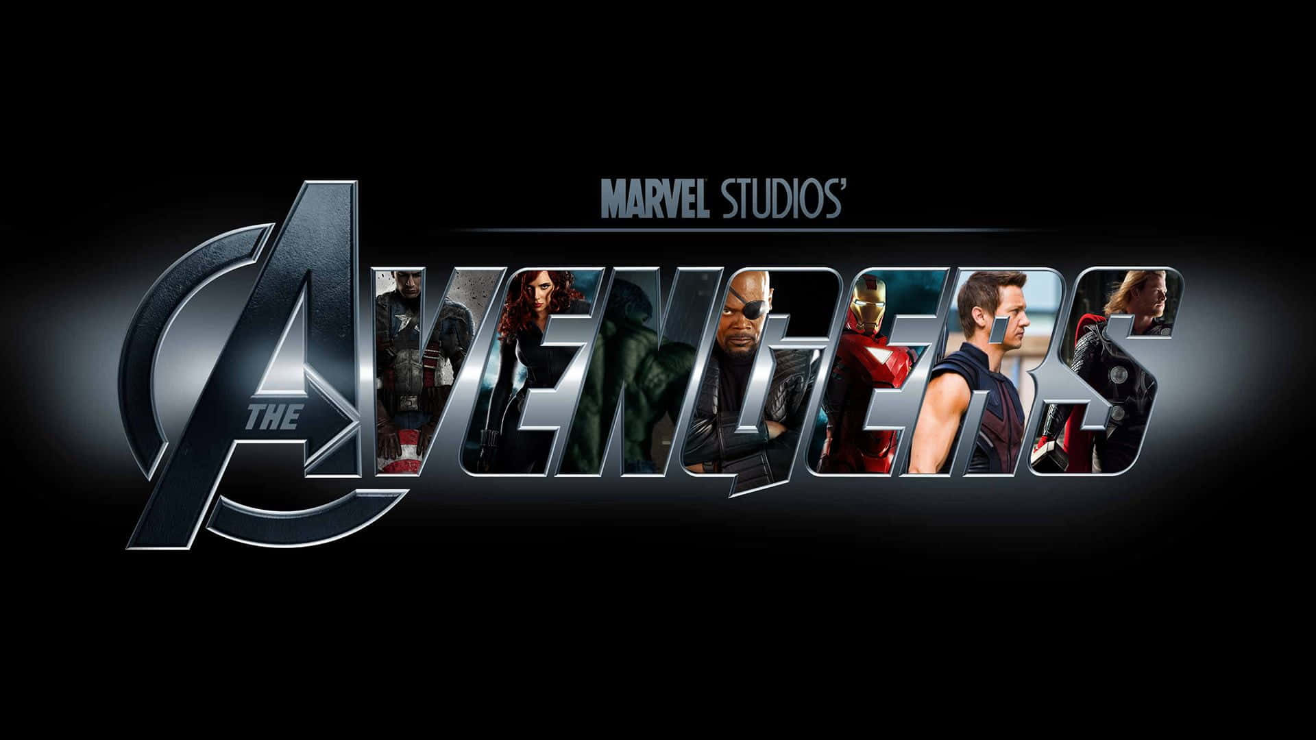 Marvel Avengers Logowith Characters