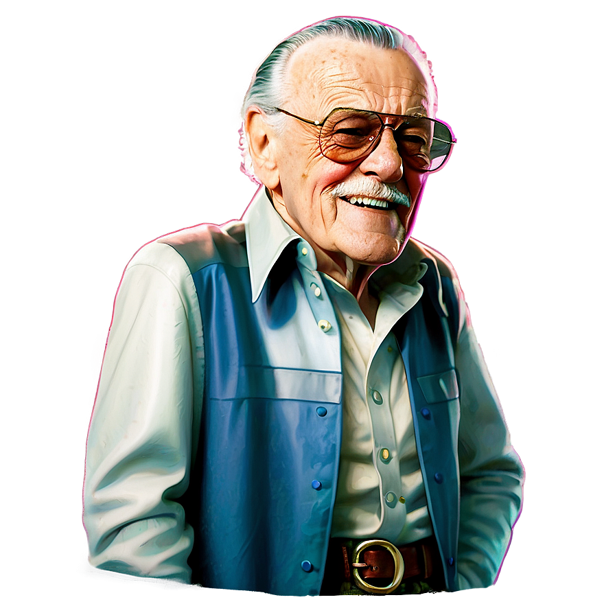 Marvel Comics Legend Stan Lee Png Vfj