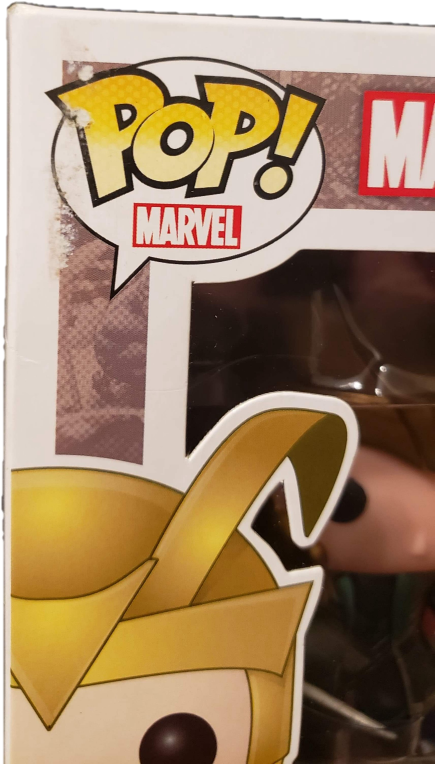 Marvel Loki Funko Pop Box Detail