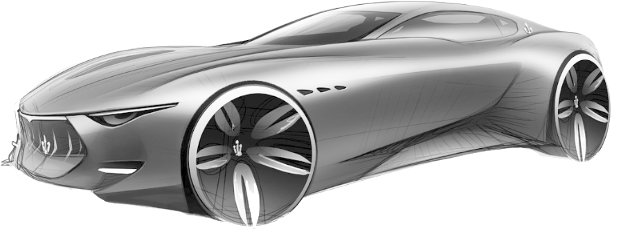 Maserati Concept Car Sketch