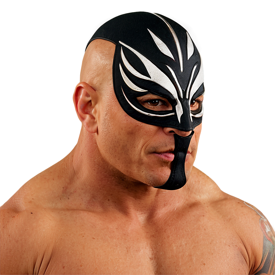 Masked Wrestler Portrait