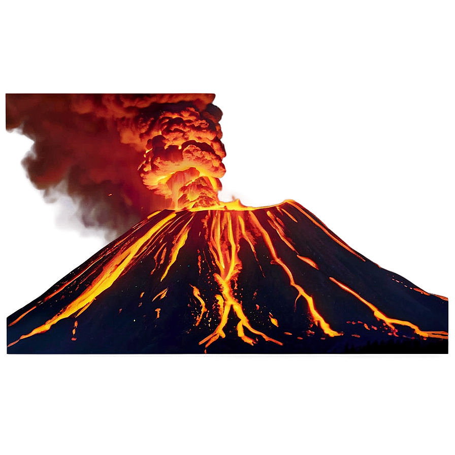 Massive Volcano Eruption Png 52