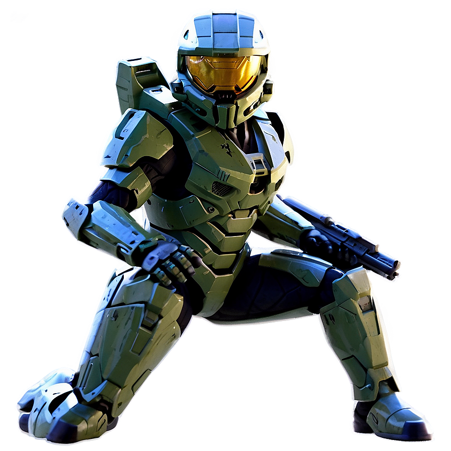 Master Chief Dual-wielding Png 05212024