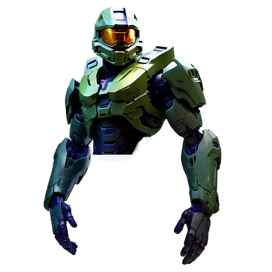 Master Chief Halo Futuristic Png Wft