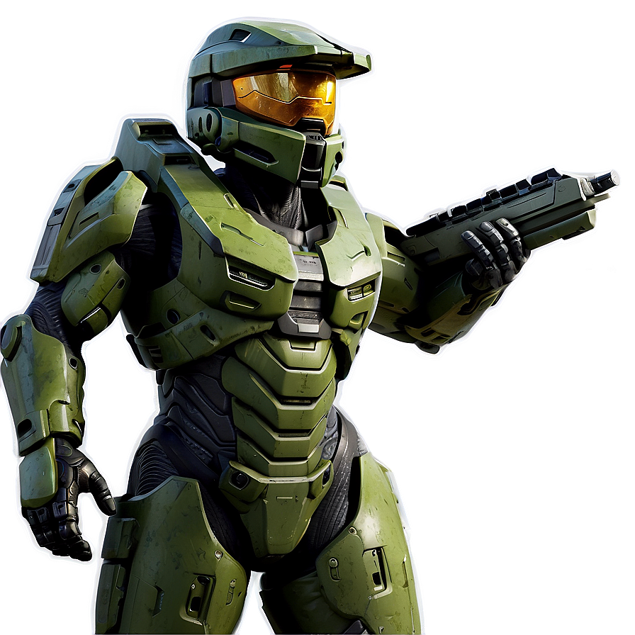 Master Chief Halo Side View Png 06252024