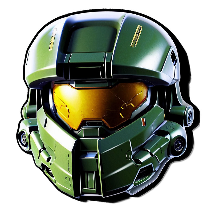 Master Chief Helmet Graphic Png 06132024