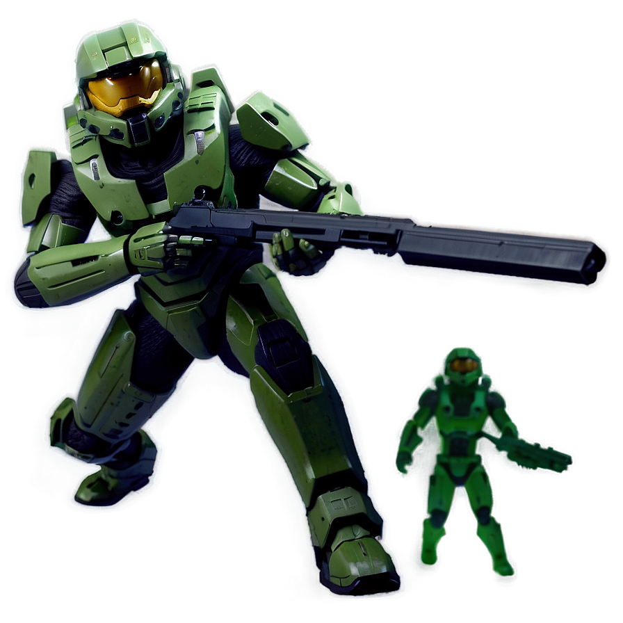 Master Chief In Battle Png 61