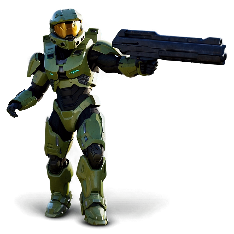 Master Chief Legendary Pose Png 91