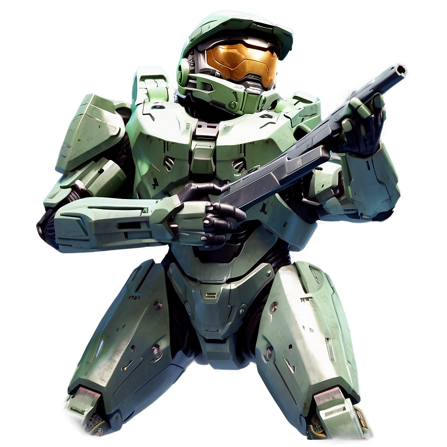 Master Chief With Ghost Vehicle Png 30