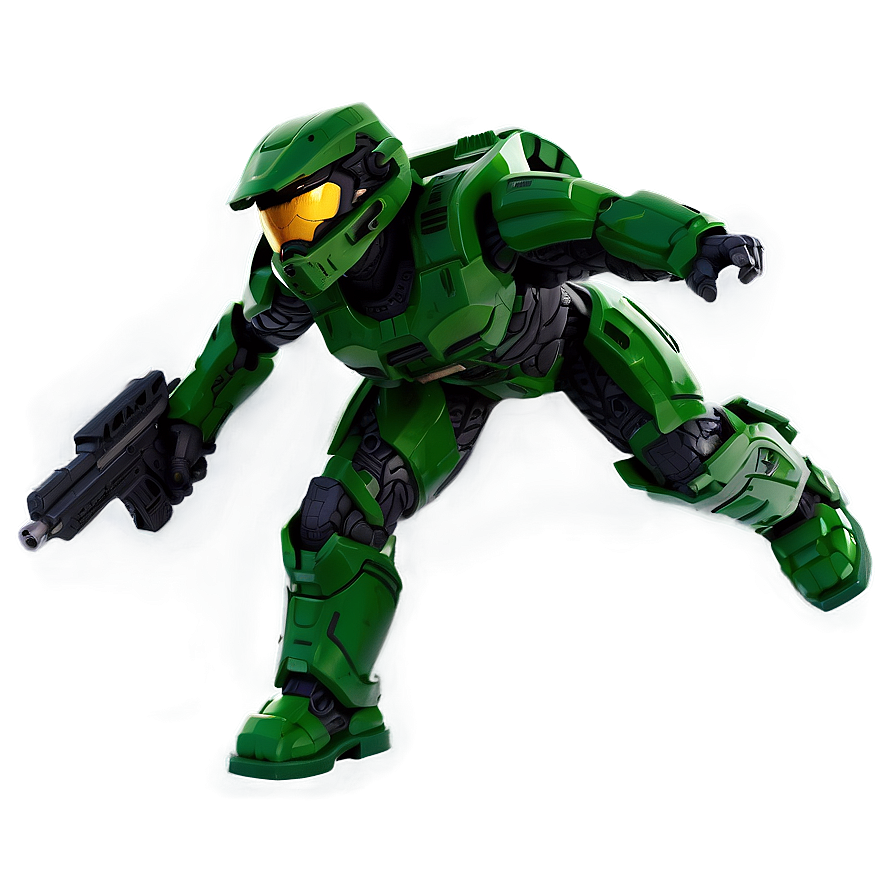 Master Chief With Plasma Grenade Png Qhp