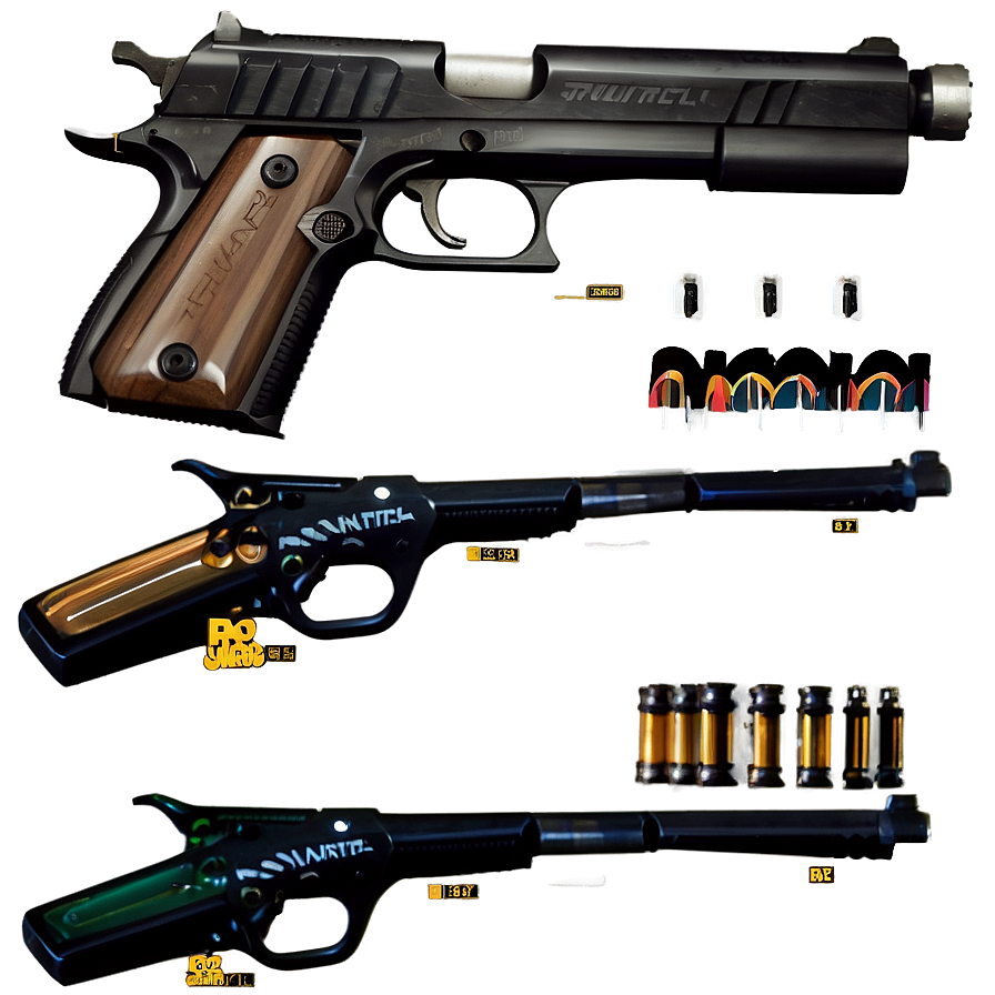 Match Pistol Png 45