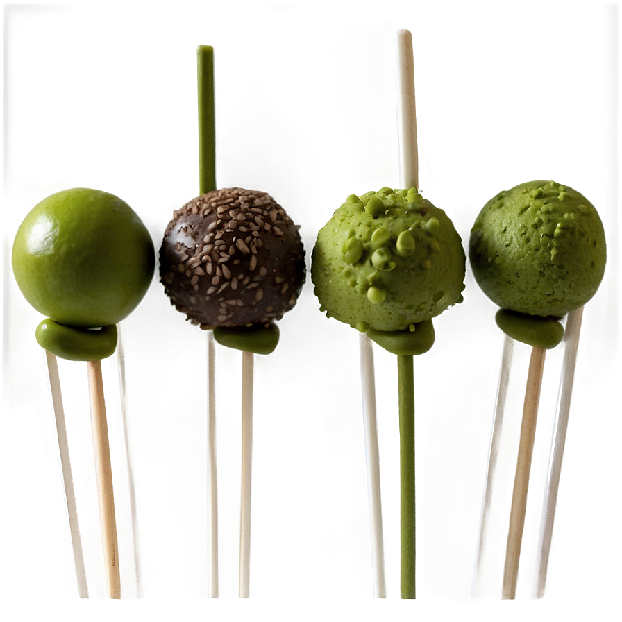 Matcha Cake Pops Png Thl