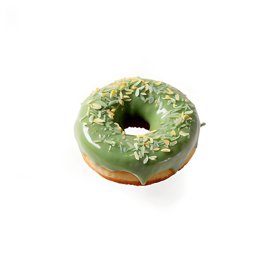 Matcha Green Tea Donut Png Pge