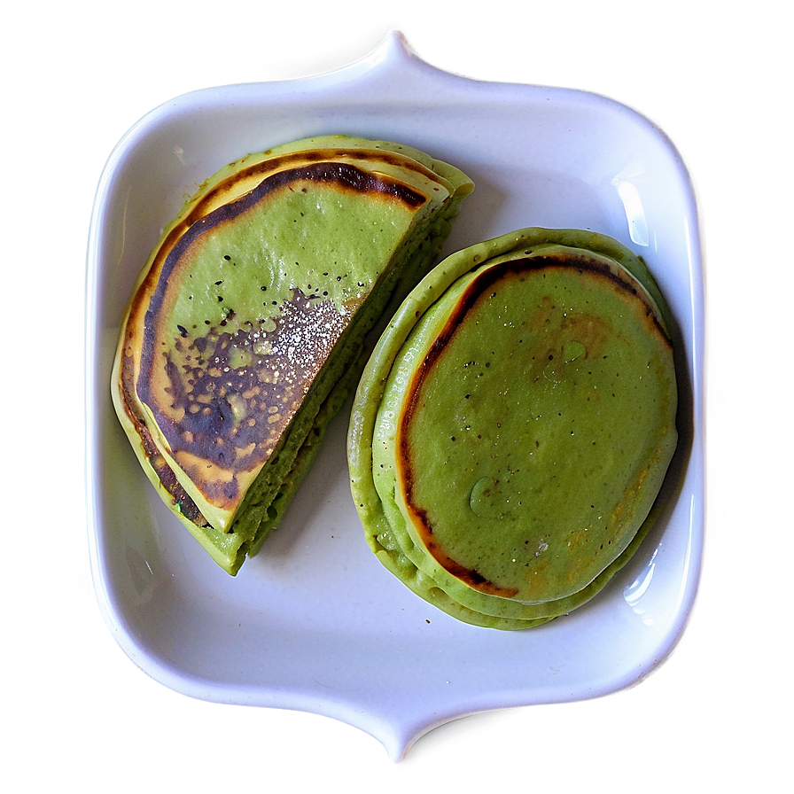 Matcha Green Tea Pancakes Png Sec