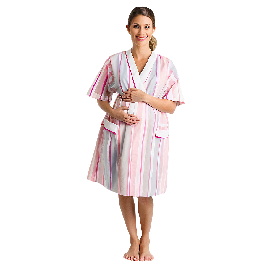 Maternity Nursing Robe Png Dkn62