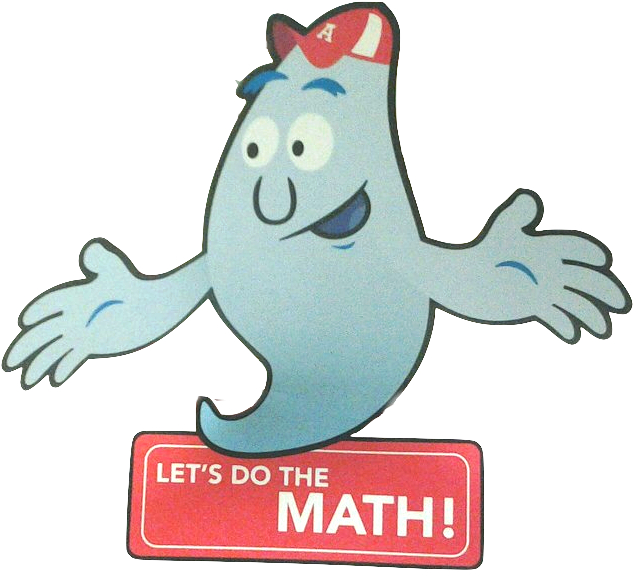 Math Mascot Cartoon Character