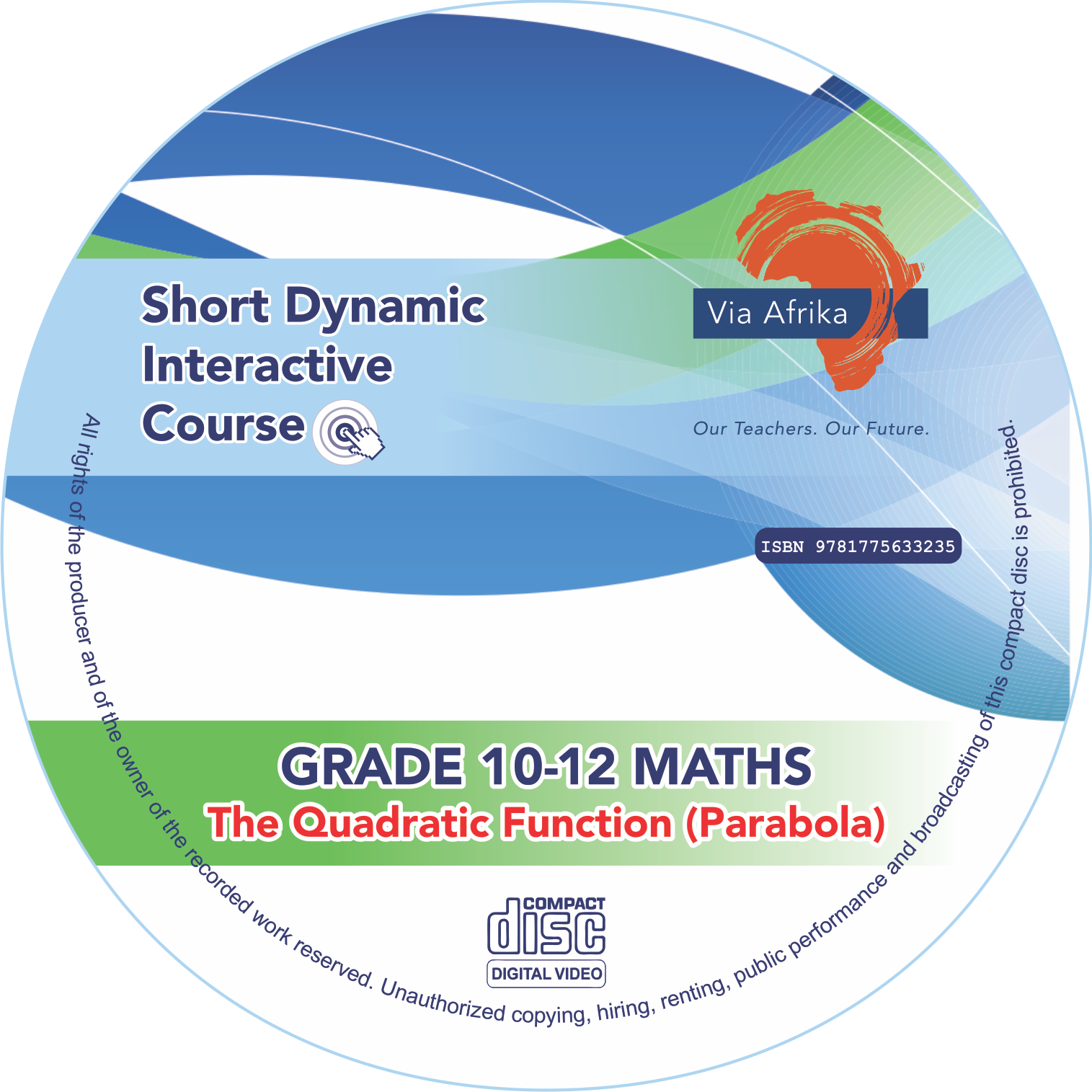 Mathematics Parabola Educational C D Cover