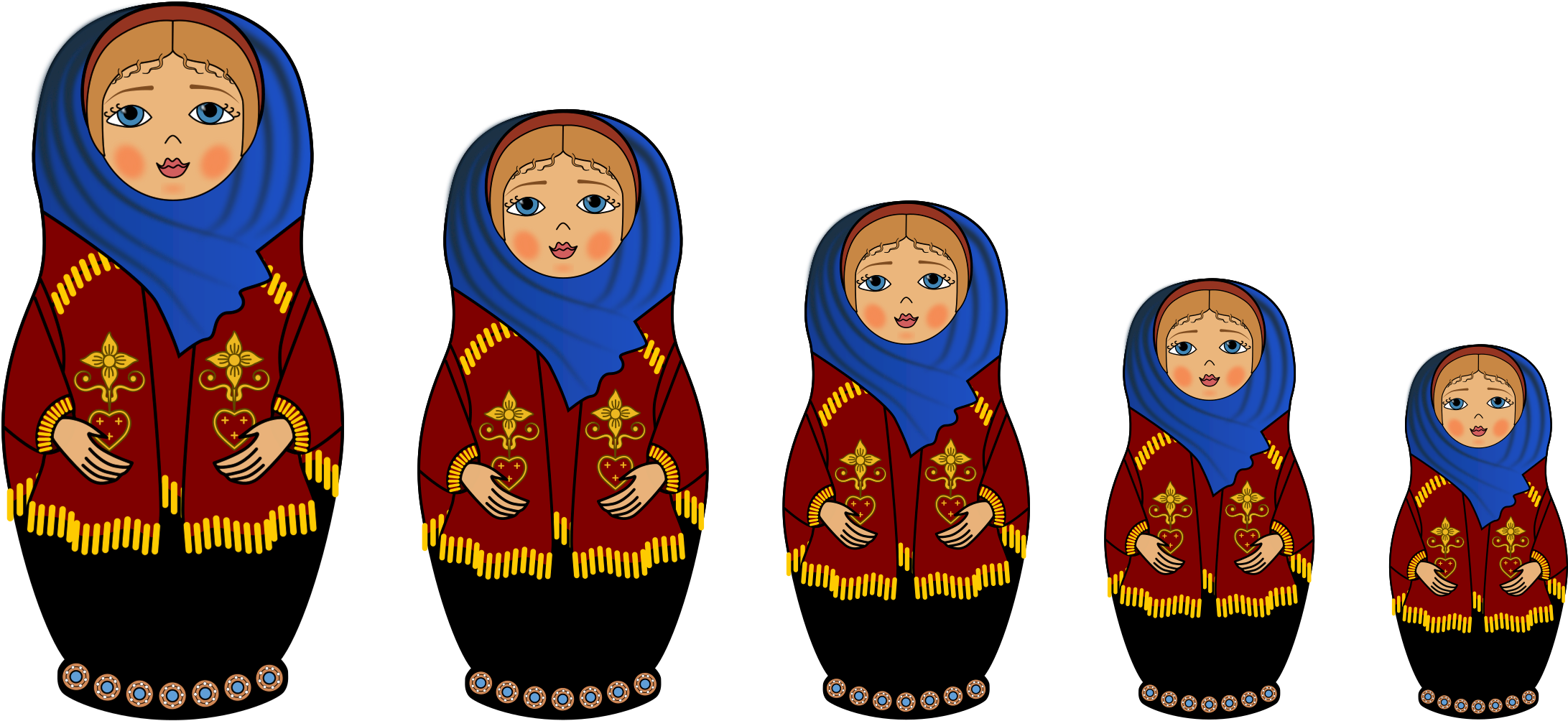 Matryoshka Dolls Set