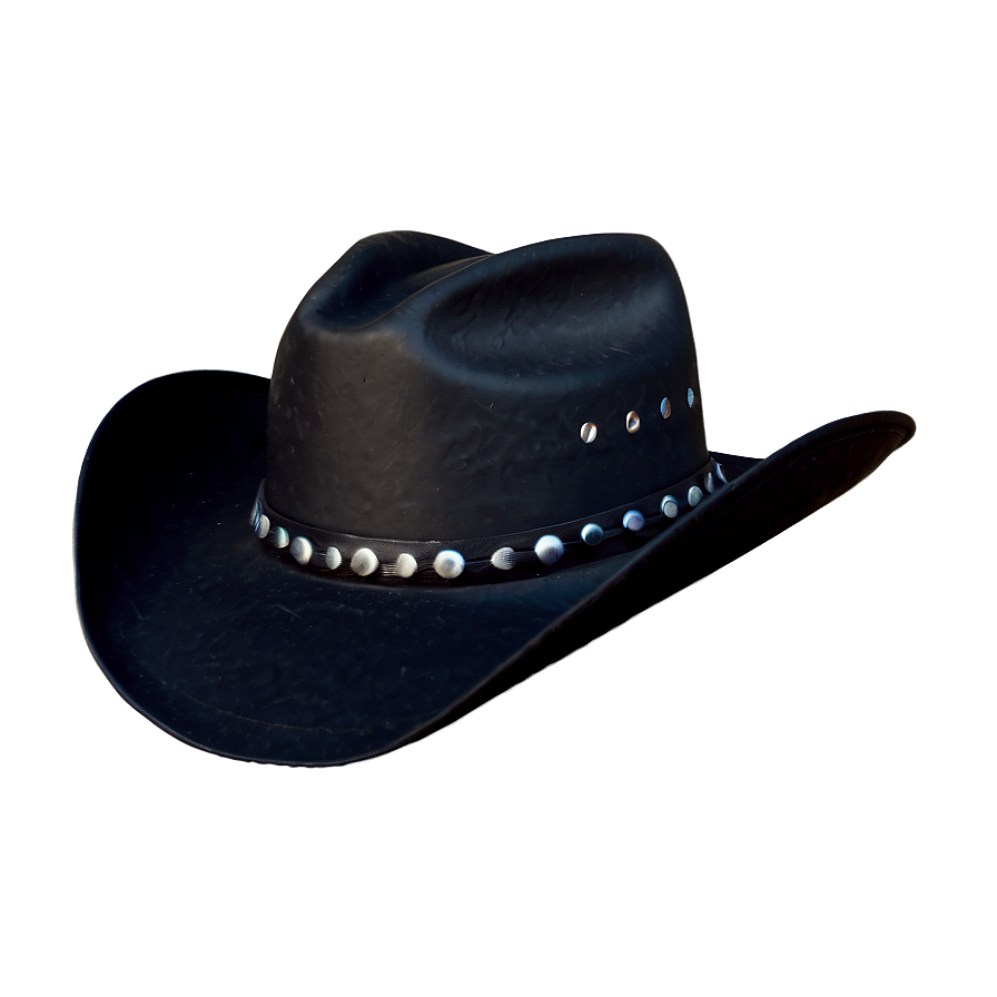 Matte Black Cowboy Hat Png Ctp74