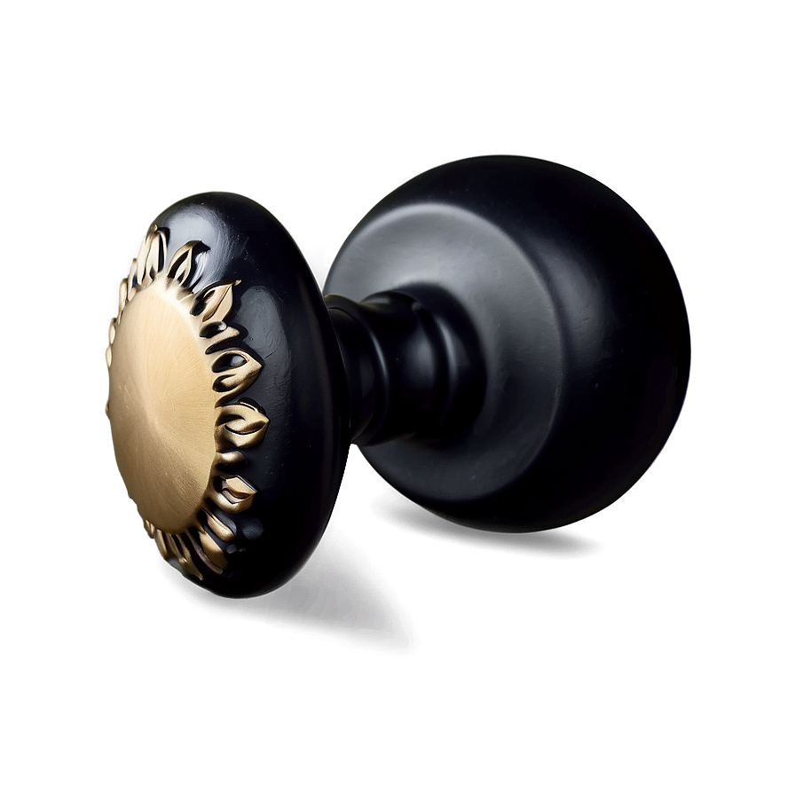 Matte Black Doorknob Png Nwd