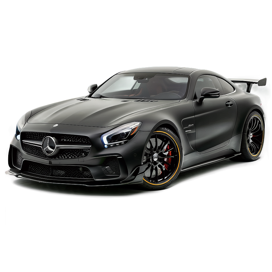 Matte Black Mercedes Benz Gtr Png Mmg