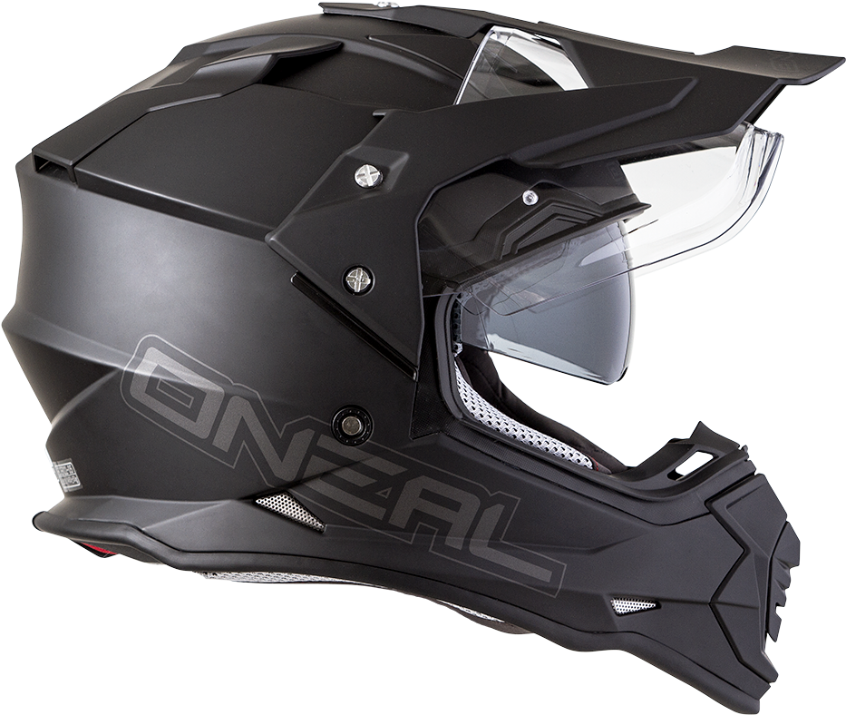 Matte Black Motorcycle Helmet