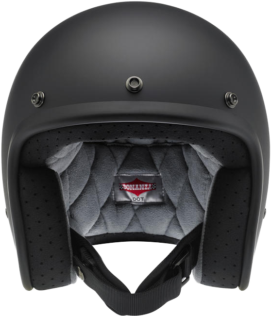 Matte Black Motorcycle Helmet