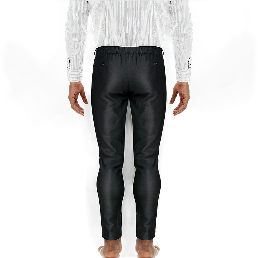 Matte Black Pants Png Jft