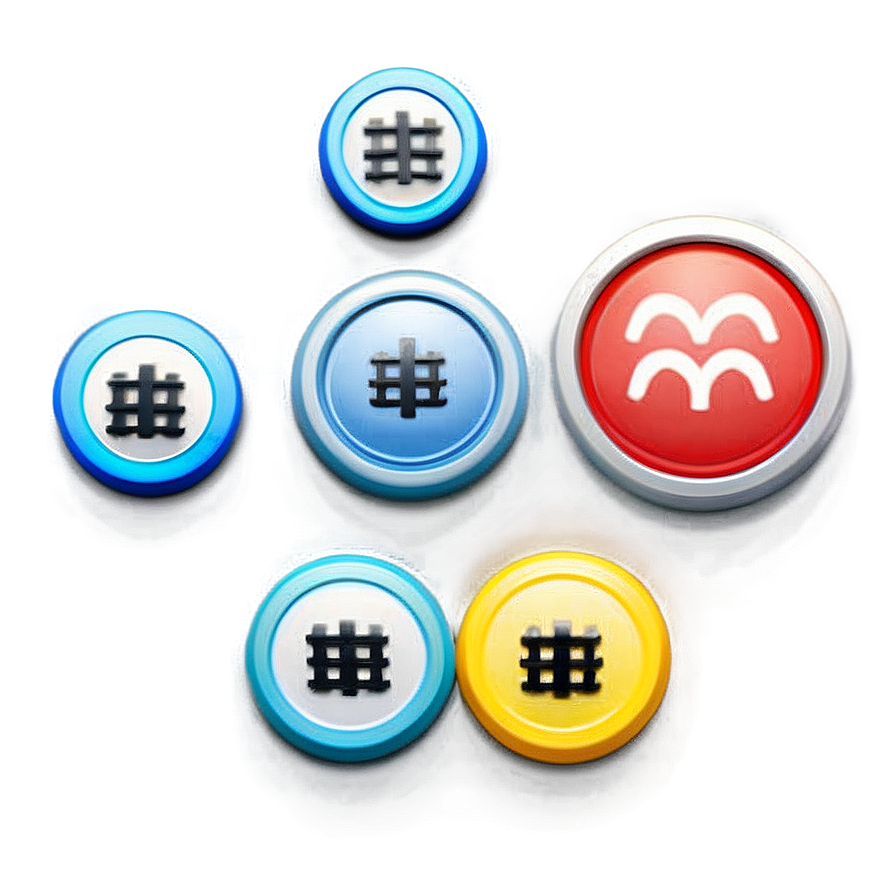 Matte Buttons Selection Png 06262024