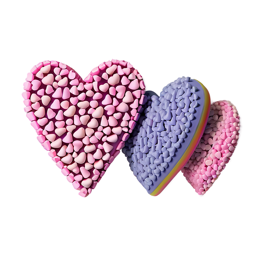 Matte Candy Hearts Png Lxe68