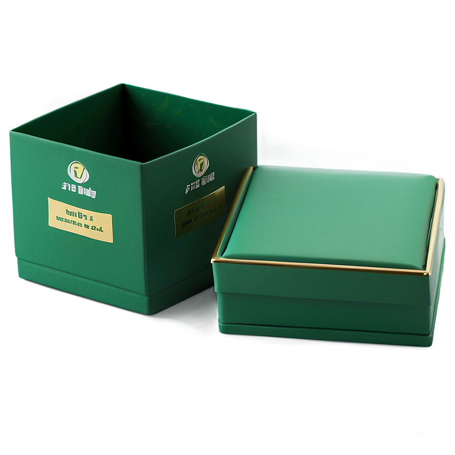 Matte Finish Green Box Png Pwg