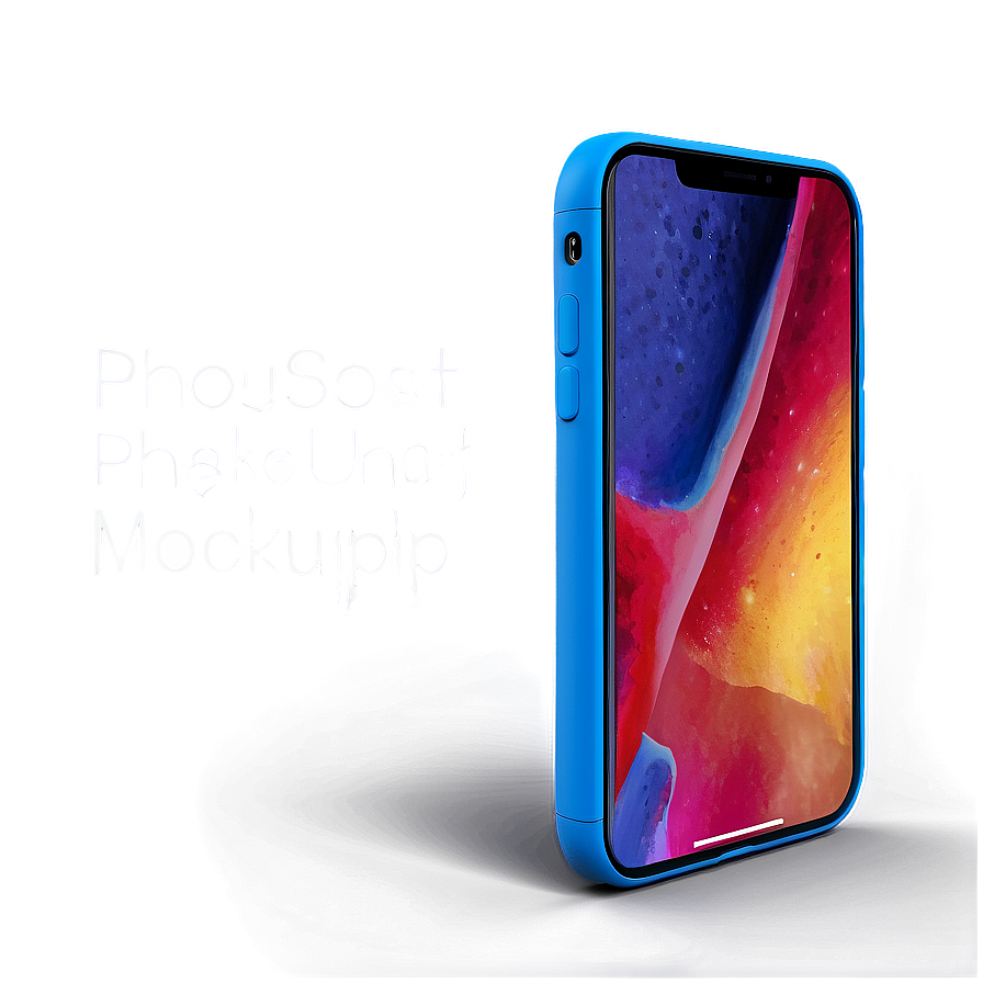 Matte Finish Phone Mockup Png Pgc