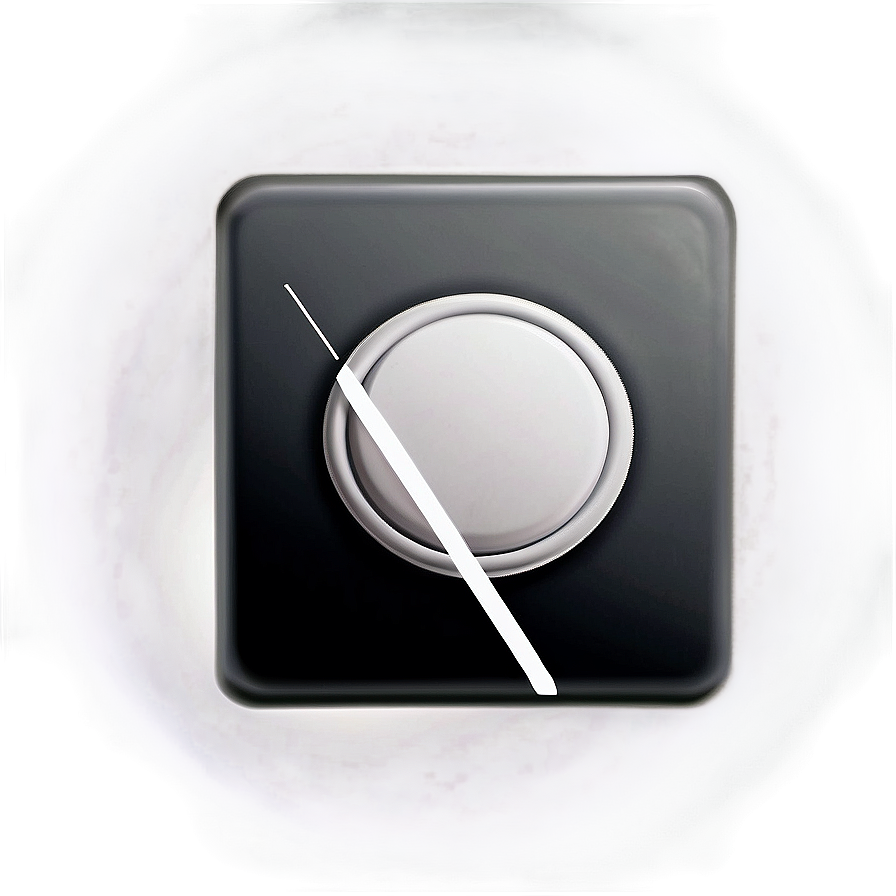 Matte Finish White Button Png 89